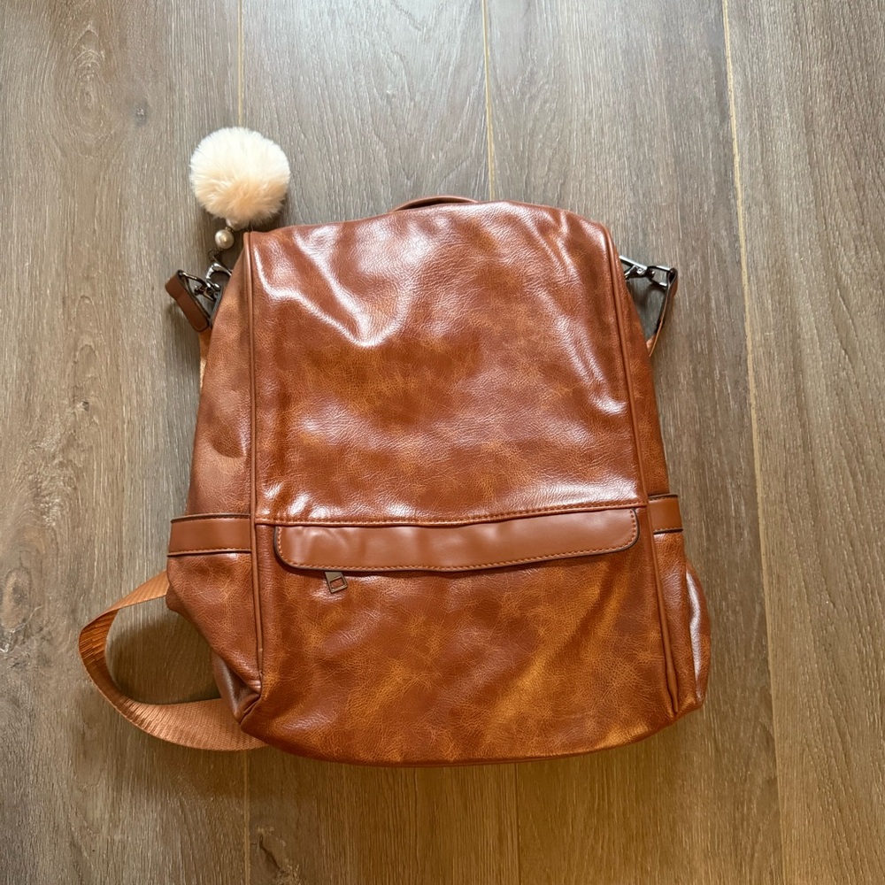 Brown Backpack